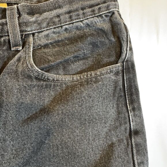 Vintage Levis 505 Jeans Mens 38x30 Black Gray Y2K Straight Red Tag - Picture 4 of 16